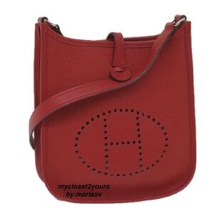 ‼️SOLD‼️Hermès Evelyn TPM Leather Shoulder Bag